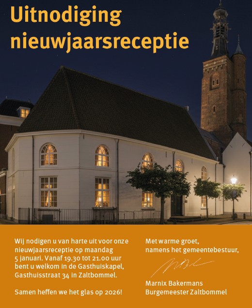 Gasthuiskapel in donker. Tekst staat ook in nieuwsbericht